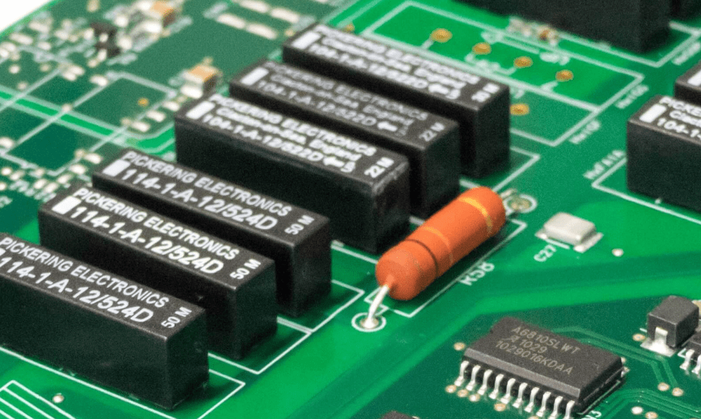Components of the Through Hole PCB Assembly